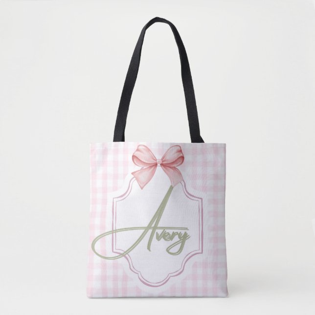 Personalisiert Avery Baby Girl Kinderzimmer Bow&Gi (Vorderseite)
