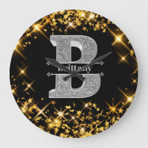 Personalisiert B Erste Silver Monogramm Ihr Name