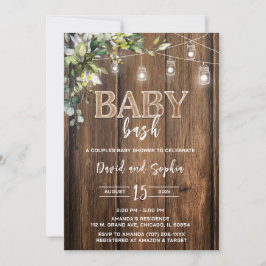 Personalisiert Baby Bash Dusche Einladung