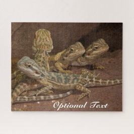 Personalisiert Baby Bearded Dragon Lizard Jigsaw P Puzzle