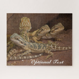 Personalisiert Baby Bearded Dragon Lizard Jigsaw P Puzzle