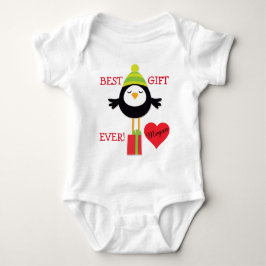 Personalisiert Baby Bird Heart Baby Strampler