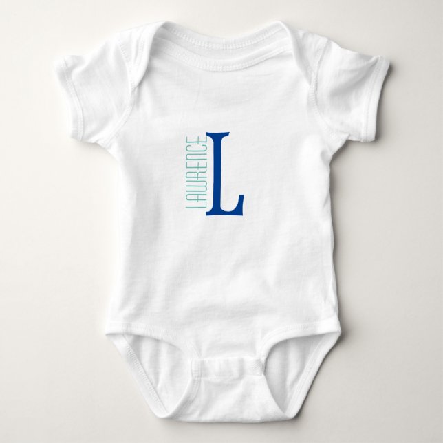 PERSONALISIERT BABY Bodysuit Baby Strampler (Vorderseite)