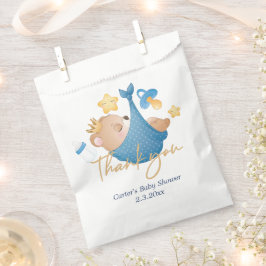 Personalisiert Baby Boy Bear Baby Dusche Geschenktütchen
