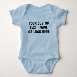 Personalisiert Baby Boy Bodysuit - Custom Blue Des Strampler