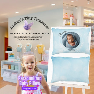 Personalisiert Baby Boy Pillow Dekokissen