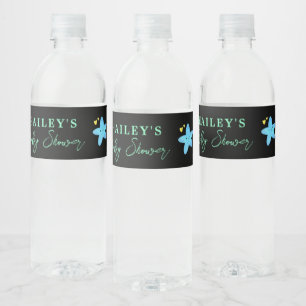 Personalisiert Baby Dusche Twinkle Little Star Wasserflaschenetikett