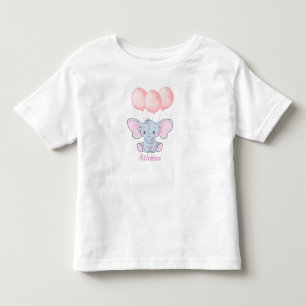 Personalisiert Baby Elephant Baby T - Shirt