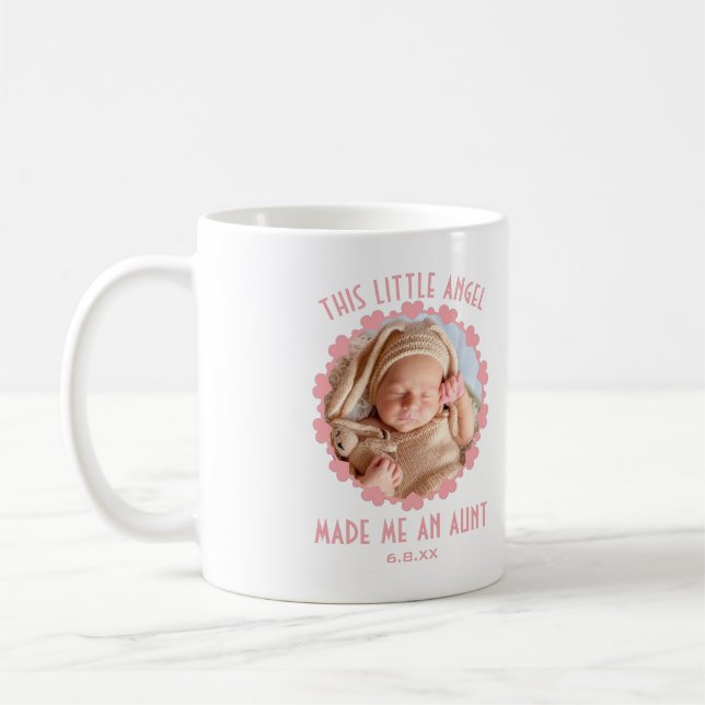 Personalisiert Baby Foto Tante Kaffeetasse (Links)