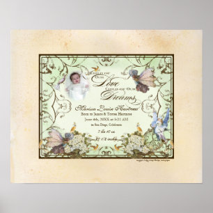 Personalisiert Baby Girl - Bezaubernde Prinzessin  Poster