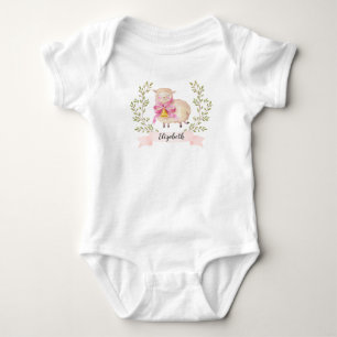 Personalisiert Baby Girl Mein erstes Osterlammchen Strampler