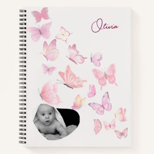 Personalisiert Baby Keepake Journal - Butterfly Notizbuch