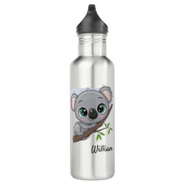 Personalisiert Baby Koala Edelstahlflasche