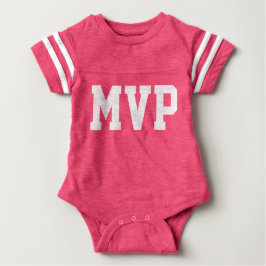 Personalisiert Baby MVP Football Jersey Bodysuit Baby T-shirt
