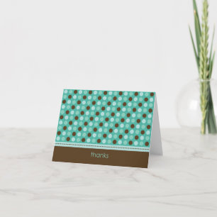 Personalisiert Baby Polka Dot Dankeschön Karte (aq