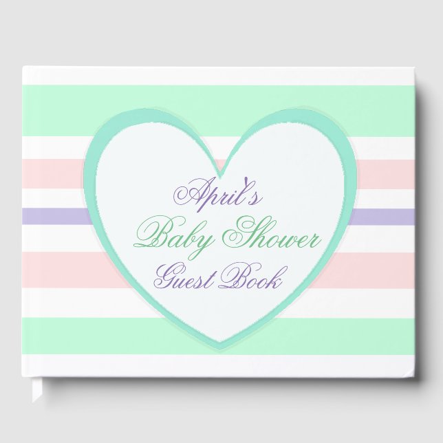 Personalisiert Baby Showroom Gästebuch (Vorderseite)