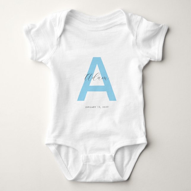 Personalisiert Baby Strampler (Vorderseite)