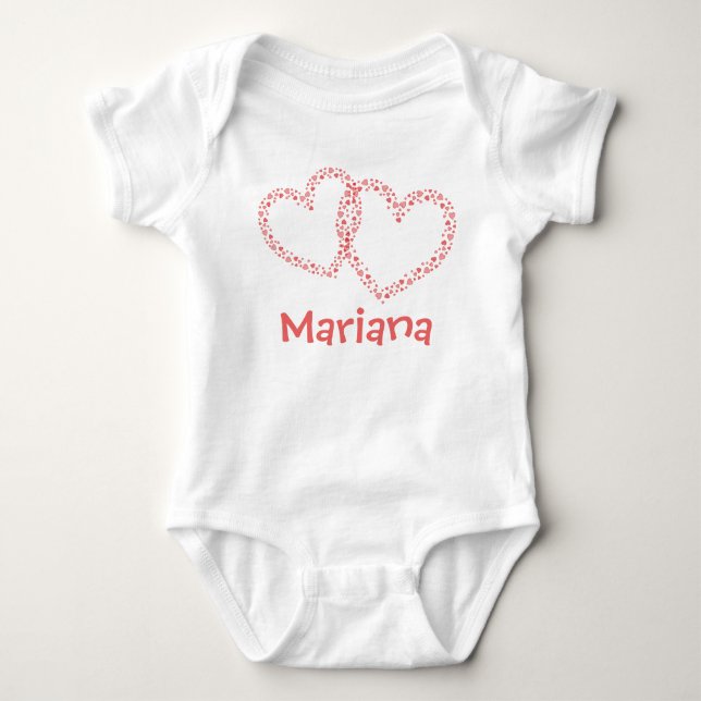 Personalisiert Baby Strampler (Vorderseite)