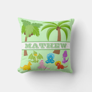 Personalisiert Baby Triceratops & Friends Kissen