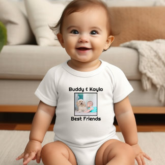 Personalisiert Baby's Best Friend Baby Strampler