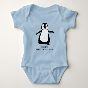 Personalisiert Baby's erstes Weihnachten Niedlic Baby Strampler