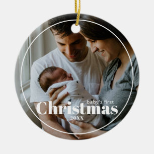 Personalisiert Baby's First Christmas Ornament