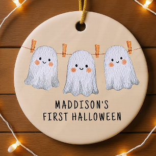 Personalisiert Baby's First Halloween Niedliche Ge Keramik Ornament