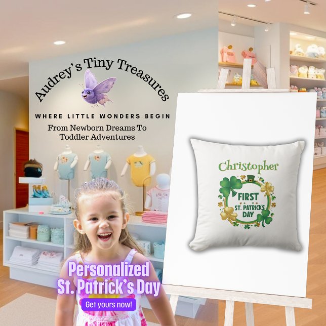 Personalisiert Baby's St. Patrick's Day Kissen (Von Creator hochgeladen)