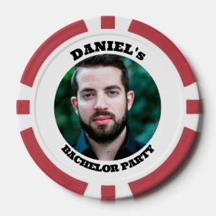 Personalisiert Bachelor Party Custom Foto Pokerchips