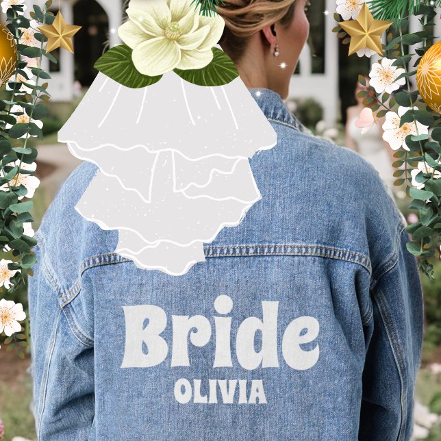 Personalisiert Bachelorette Bride Jeansjacke (Von Creator hochgeladen)