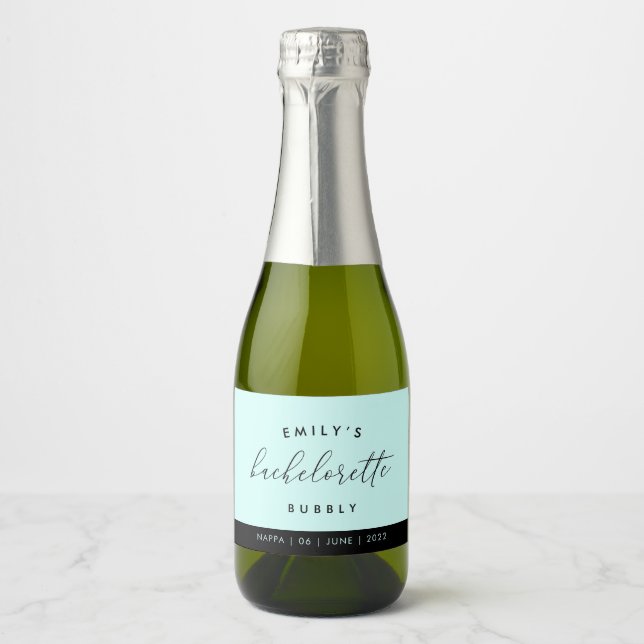 Personalisiert Bachelorette Champagne (Vorderseite)
