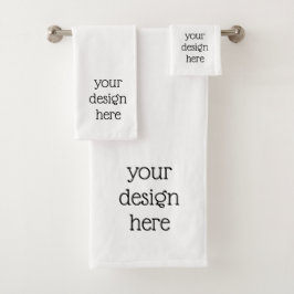 Personalisiert Badhandtuch Set