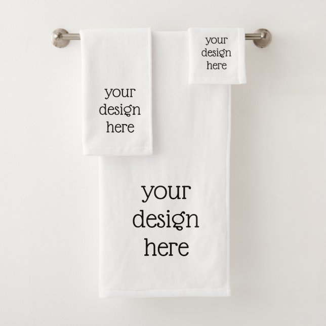 Personalisiert Badhandtuch Set (Insitu)