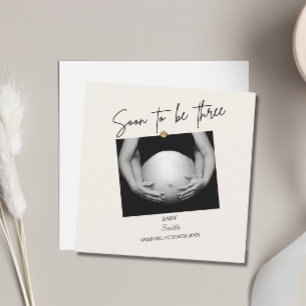 Personalisiert bald drei einladung