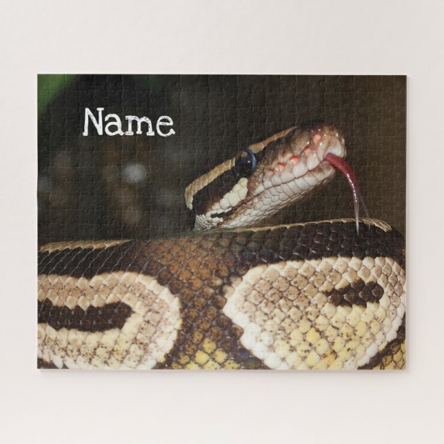Personalisiert Ball Python Pet Snake Puzzle (Horizontal)