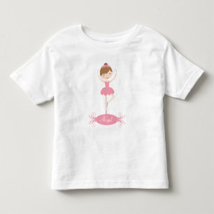Personalisiert Ballerina Girls T - Shirt