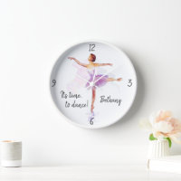 Personalisiert Ballerina 'Time to Dance' (plus Nam