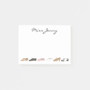 Personalisiert Ballet Steche Jazz Dance Teacher Ge Post-it Klebezettel