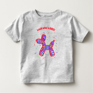 Personalisiert Balloon Dog Party Kleinkind T-shirt