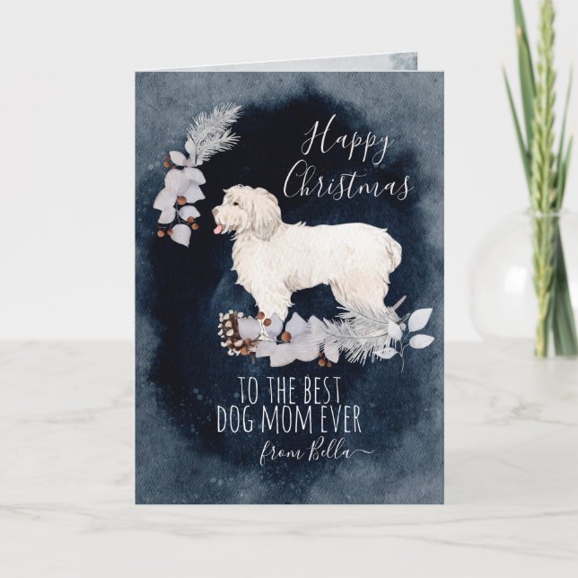 Personalisiert Barbado da Terceira Weihnachten (Vorderseite)