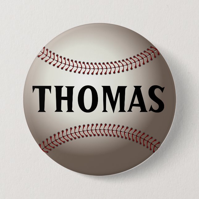 Personalisiert Baseball Button (Vorderseite)