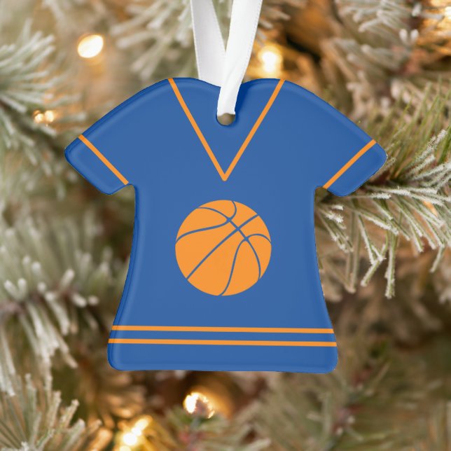 Personalisiert Basketball Jersey individuelle Name Ornament (Baum)