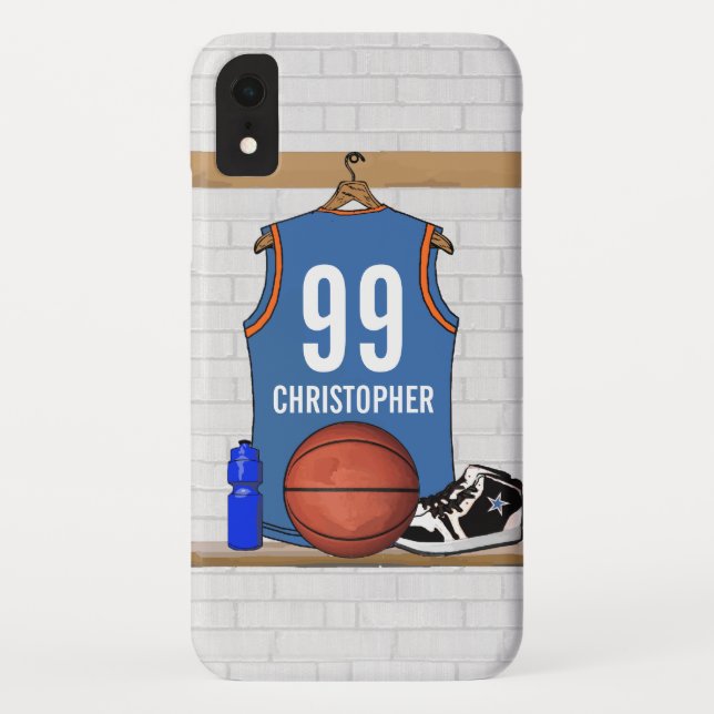 Personalisiert Basketball Jersey (LB) Case-Mate iPhone Hülle (Rückseite)