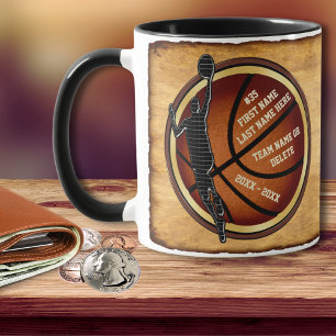 Personalisiert, Basketball-Tasse für Spieler, Trai Tasse