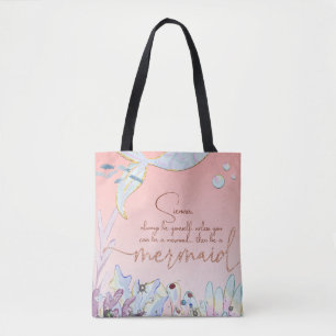 Personalisiert "Be a Mermaid" Pastel Glitzer