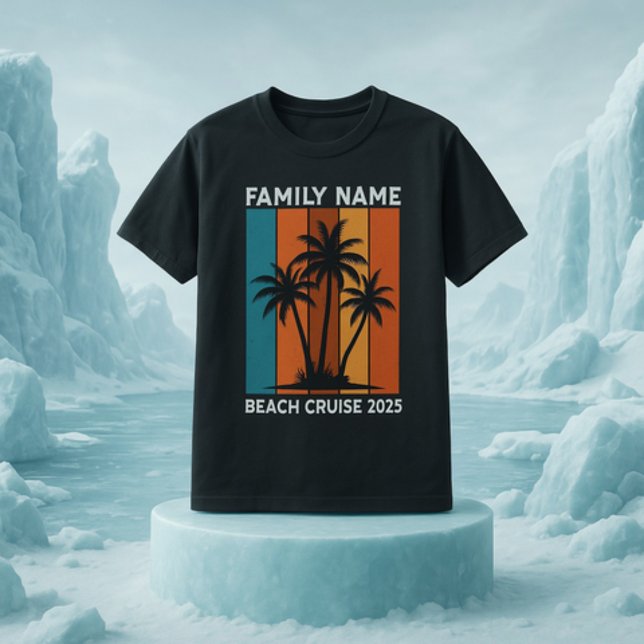 Personalisiert Beach Family Wiedersehen Cruise T-Shirt (Von Creator hochgeladen)