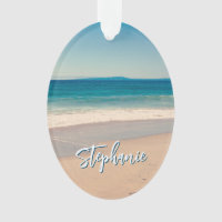 Personalisiert Beach Foto Blue Landschaftlich