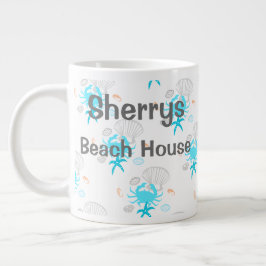 Personalisiert Beach House Kaffee Tasse