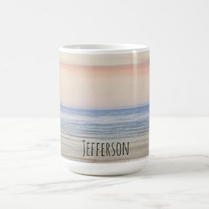 Personalisiert Beach Sunset Kaffeetasse