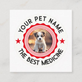 Personalisiert bearbeitbare Heimtierliebhaber Begleitkarte